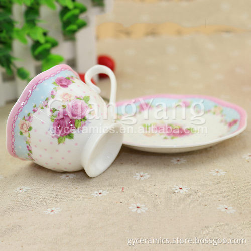Delicate Design Artwork Ceramic Custom Cups